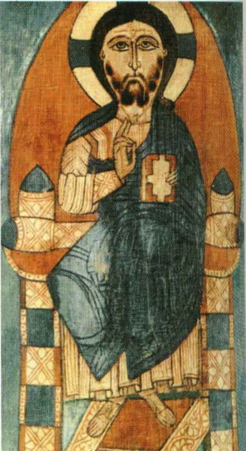 Kristus Vševládce, ikona, 13. století, Svanetie