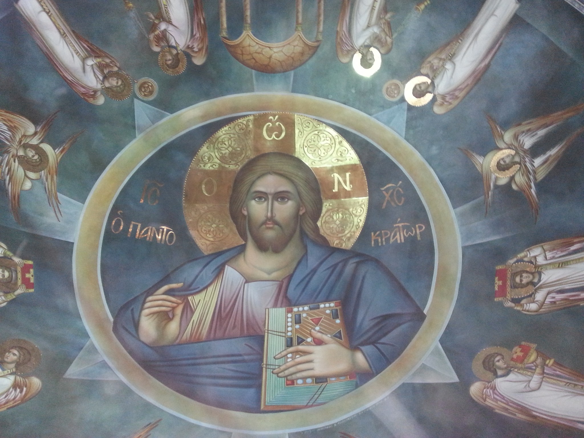 Fresky chramu Zvestovani v Bejrutu, Kristus Vsevladce