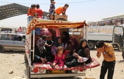 Křesťanští uprchlíci z Mosulu