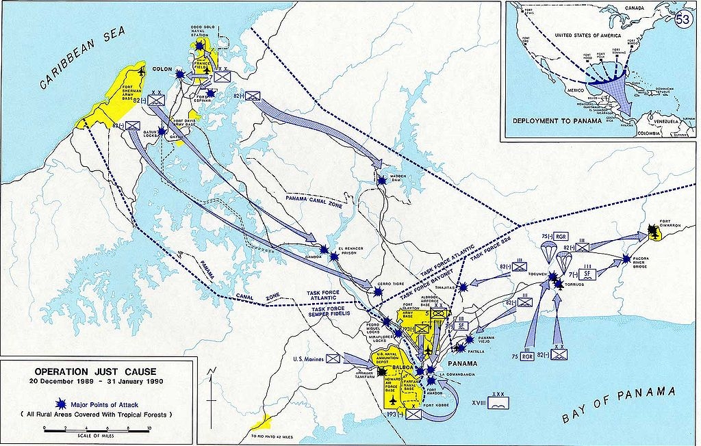 Americká invaze do Panamy, 1989-1990