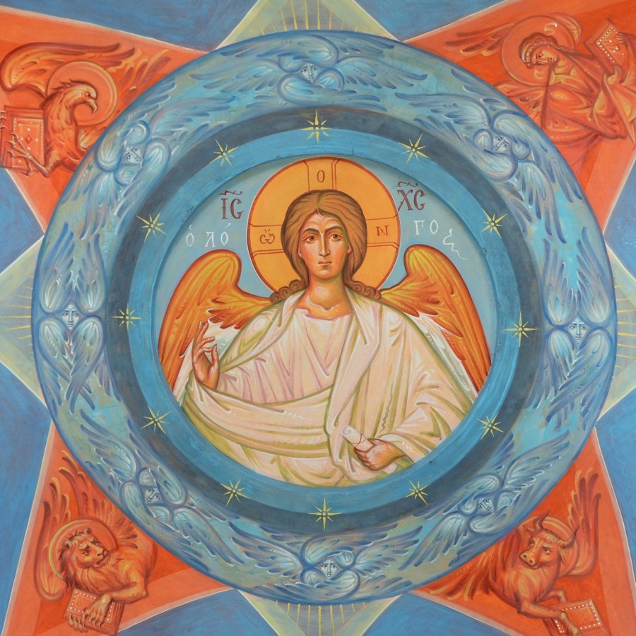 Anděl Velké Rady, freska