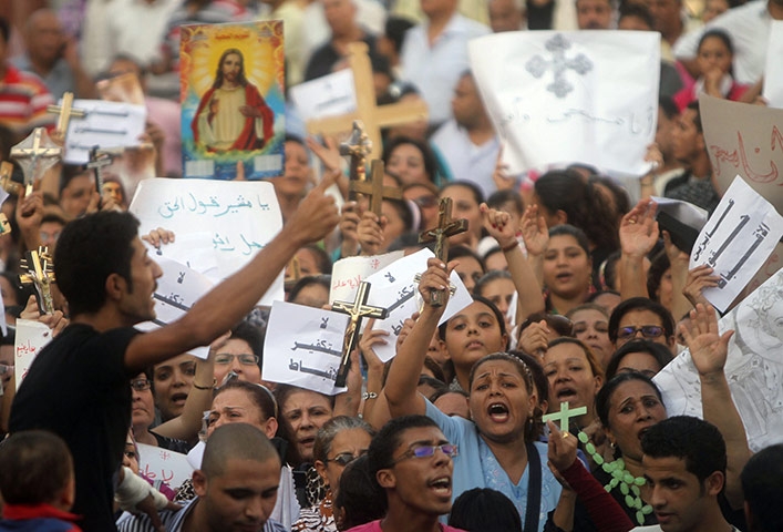 Koptska demonstrace