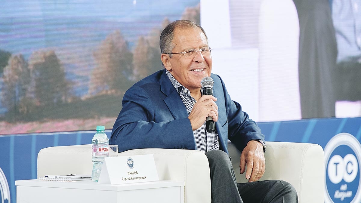 Ministr zahranici RF S. Lavrov