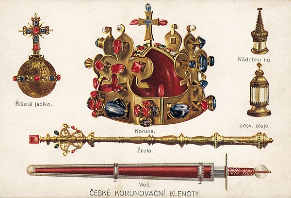 Ceske korunovacni klenoty - ilustracni foto