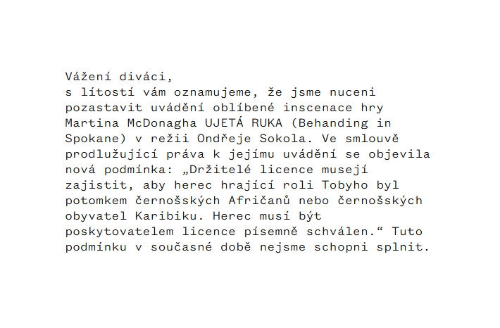 Zruseni divadla